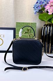 Fortok Gucci Blondie Top Handle Bag Black 17x15x9cm - 3