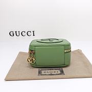 Fortok Gucci Blondie Top Handle Bag Green 17x15x9cm - 5