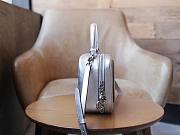Fortok Gucci Blondie Top Handle Bag Silver 17x15x9cm - 6