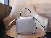 Fortok Gucci Blondie Top Handle Bag Silver 17x15x9cm - 4