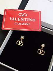 Fortok Valentino Earrings Logo Gold - 1