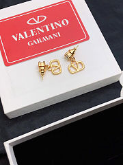 Fortok Valentino Earrings Logo Gold - 5