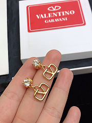 Fortok Valentino Earrings Logo Gold - 4