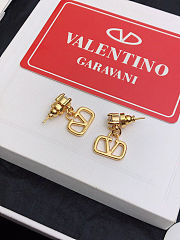 Fortok Valentino Earrings Logo Gold - 2