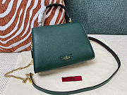 Fortok Valentino Vsling Handbag Top Handle Green 22x16x9cm - 3