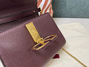 Fortok Valentino Vsling Handbag Top Handle Rouge 22x16x9cm - 4