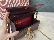 Fortok Valentino Vsling Handbag Top Handle Rouge 22x16x9cm - 3