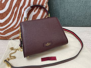 Fortok Valentino Vsling Handbag Top Handle Rouge 22x16x9cm - 2
