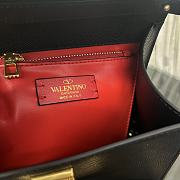 Fortok Valentino Vsling Handbag Top Handle Black 22x16x9cm - 5