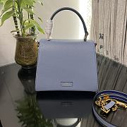Fortok Valentino Vsling Handbag Top Handle Blue 22x16x9cm - 2