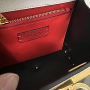 Fortok Valentino Vsling Handbag Top Handle White 22x16x9cm - 6