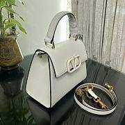 Fortok Valentino Vsling Handbag Top Handle White 22x16x9cm - 3