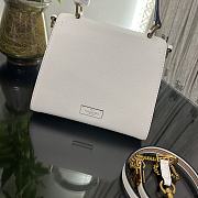 Fortok Valentino Vsling Handbag Top Handle White 22x16x9cm - 2