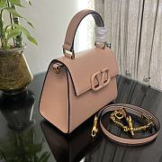 Fortok Valentino Vsling Handbag Top Handle Blush Pink  22x16x9cm  - 5