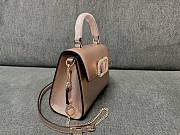 Fortok Valentino Vsling Handbag Top Handle Gold  22x16x9cm - 6