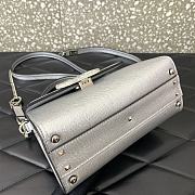 Fortok Valentino Vsling Handbag Top Handle Silver 22x16x9cm - 2