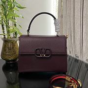 Fortok Valentino Vsling Handbag Top Handle Rouge 25x12x17cm - 1