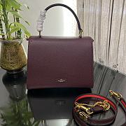 Fortok Valentino Vsling Handbag Top Handle Rouge 25x12x17cm - 2