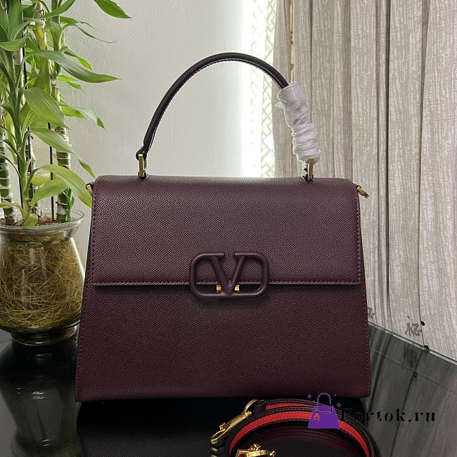 Fortok Valentino Vsling Handbag Top Handle Rouge 30 x 21 x 14 cm - 1