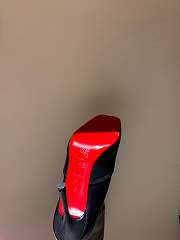 Fortok Christian Louboutin Cassia 100 leather knee-high boots Black - 5