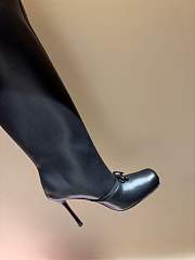 Fortok Christian Louboutin Cassia 100 leather knee-high boots Black - 3