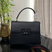 Fortok Valentino Vsling Handbag Top Handle Black 25x12x17cm - 1