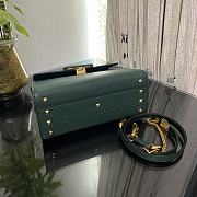 Fortok Valentino Vsling Handbag Top Handle Green 25x12x17cm - 4