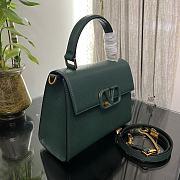 Fortok Valentino Vsling Handbag Top Handle Green 25x12x17cm - 3