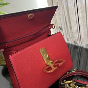 Fortok Valentino Vsling Handbag Top Handle Red 25x12x17cm - 2