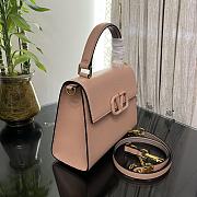 Fortok Valentino Vsling Handbag Top Handle Beige 25x12x17cm - 6