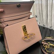 Fortok Valentino Vsling Handbag Top Handle Beige 25x12x17cm - 2