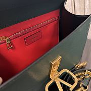 Fortok Valentino Vsling Handbag Top Handle Green 30 x 21 x 14 cm - 5