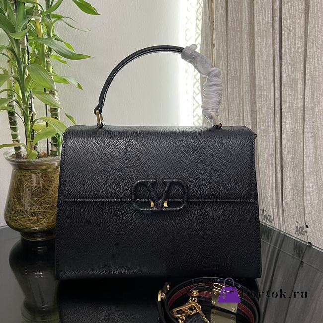 Fortok Valentino Vsling Handbag Top Handle Black 30 x 21 x 14 cm - 1