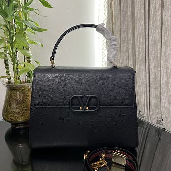 Fortok Valentino Vsling Handbag Top Handle Black 30 x 21 x 14 cm