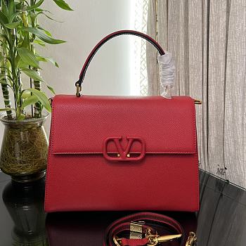 Fortok Valentino Vsling Handbag Top Handle Red 30 x 21 x 14 cm