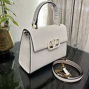 Fortok Valentino Vsling Handbag Top Handle White 25x12x17cm - 6
