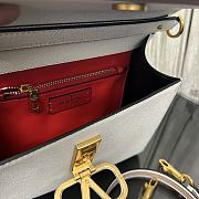 Fortok Valentino Vsling Handbag Top Handle White 25x12x17cm - 3