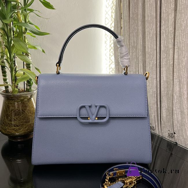 Fortok Valentino Vsling Handbag Top Handle Blue 30 x 21 x 14 cm - 1