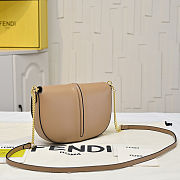 Fortok Fendi Fendigraphy black leather wallet on chain Ebony 21*4*11cm - 6