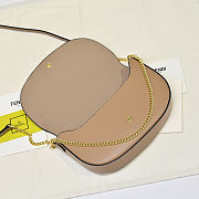 Fortok Fendi Fendigraphy black leather wallet on chain Ebony 21*4*11cm - 4
