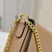 Fortok Fendi Fendigraphy black leather wallet on chain Ebony 21*4*11cm - 3