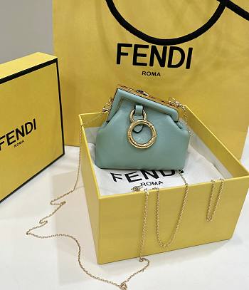 Fortok Fendi Nano Fendi First Charm blue-green 11.5x5.5x10cm