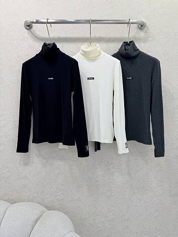 Fortok Chanel TurleNeck Black/Grey/White