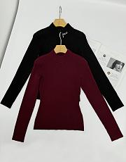 Fortok Gucci turtleneck sweater Black/Rouge - 3