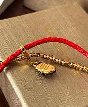 Fortok Bvlgari Serpenti Forever Snake bracelet gold with red - 5