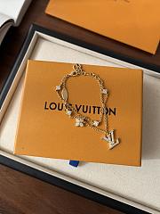 Fortok Louis Vuitton LV Double Bracelet Gold Crystal  - 1