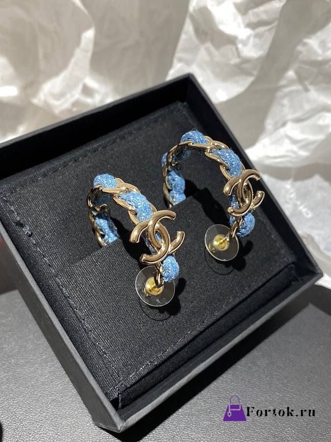 Fortok Chanel Circle Bracelet Blue - 1