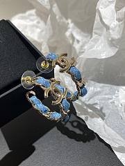 Fortok Chanel Circle Bracelet Blue - 6