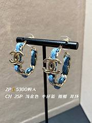 Fortok Chanel Circle Bracelet Blue - 5