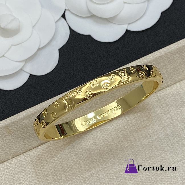 Fortok Louis Vuitton Bracelet Gold  - 1